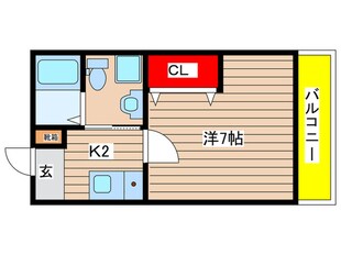 リブレア名城大学前の物件間取画像